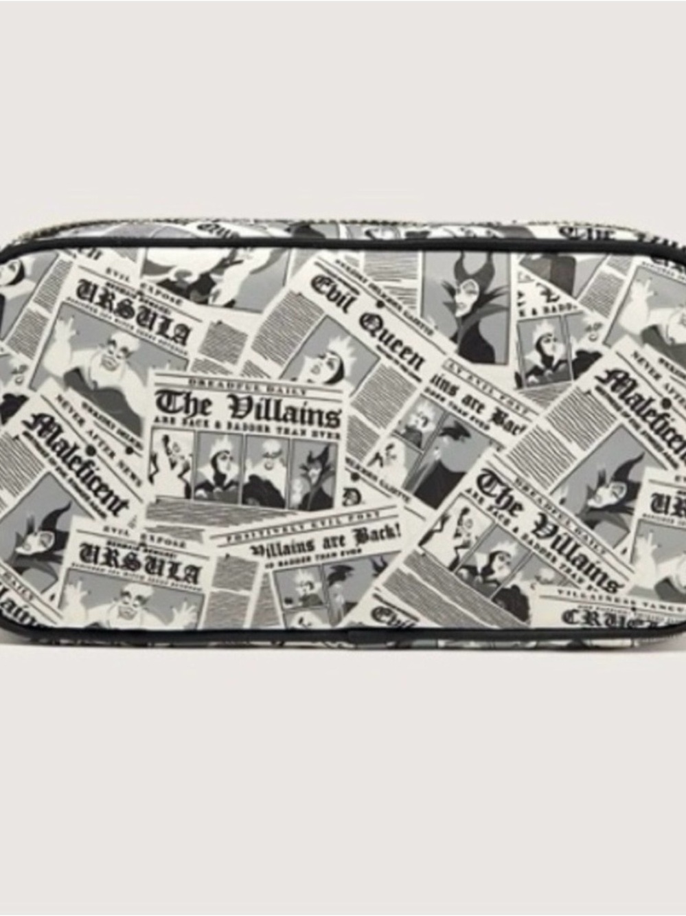 Stoney Clover Villains Bad News Spreads Newspaper Small Pouch